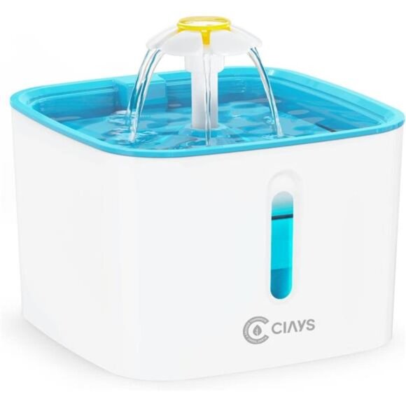 Cat Water Fountain - Automatic Pet 84oz/2.5L Water Dispenser with 3 Filters - Picture 1 of 5